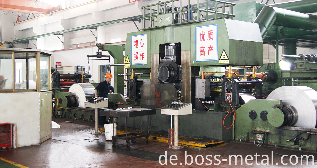 stainless steel coil production line workshop